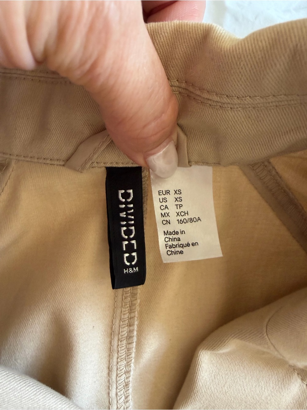 H&M Cropped Trench Coat - Beige - Picture 12 of 14